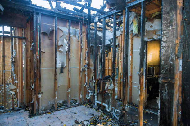 Professional Fire Damage Removal technician working in Gilbertsville, PA